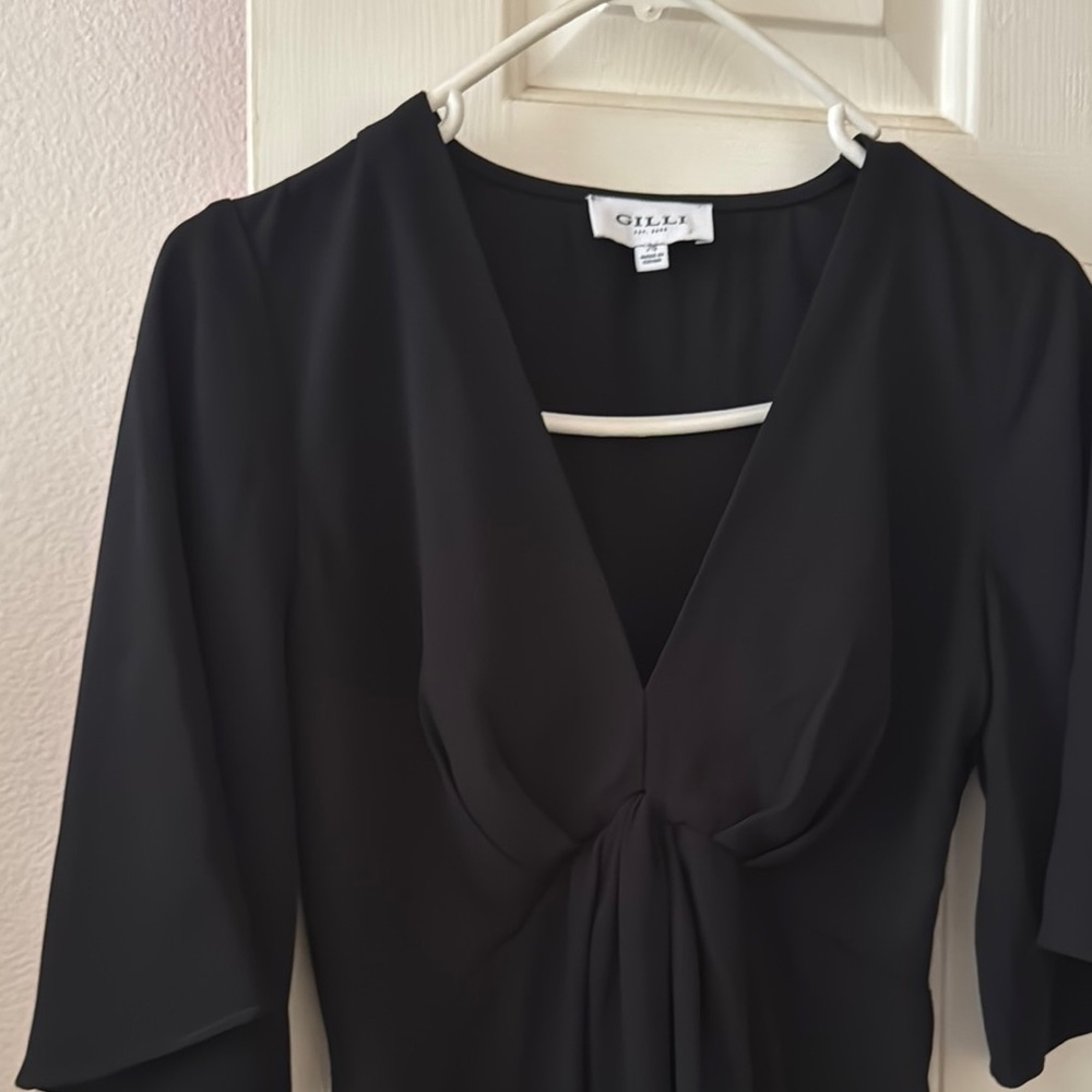 Gilli Black Work Dress with Sleek Silhouette - Picture 6 of 7